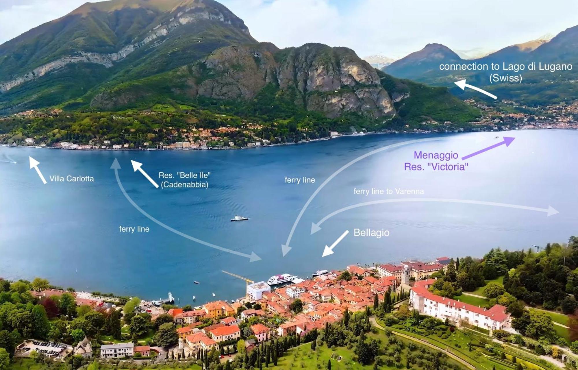 Apartmán Residenza Victoria Menaggio Exteriér fotografie